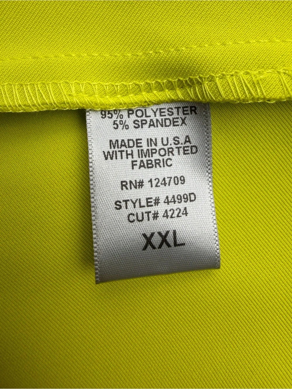 IC Collection Neon Chartreuse Cut Out Balloon Sleeves Handkerchief Dress XXL NWT